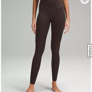Mauve lululemon align leggings.